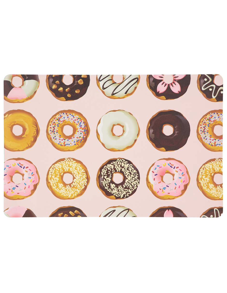  Set de 12 Manteles Individuales Printed Donas 28.5x43.5 cms CasaMia