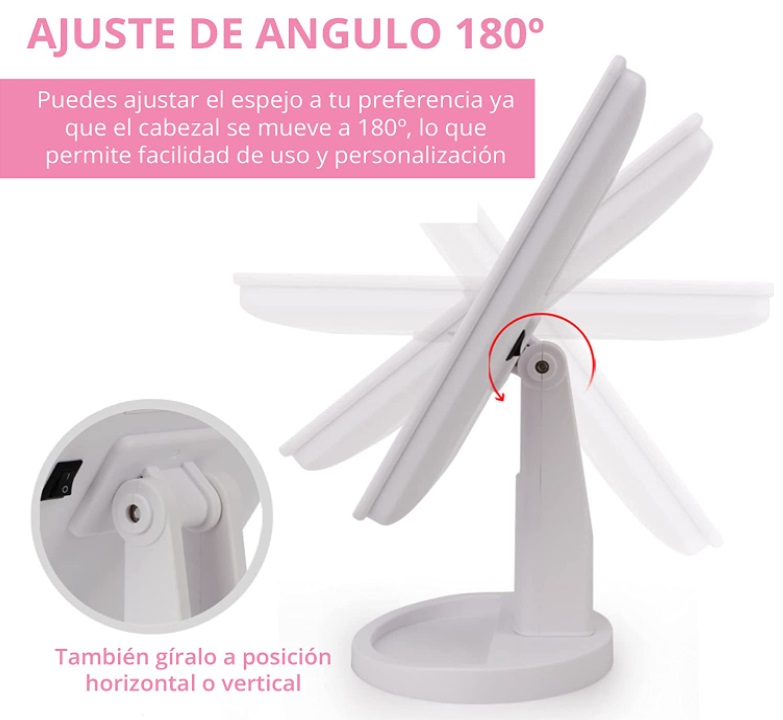 Espejo luz led Maquillaje de Alta definición 