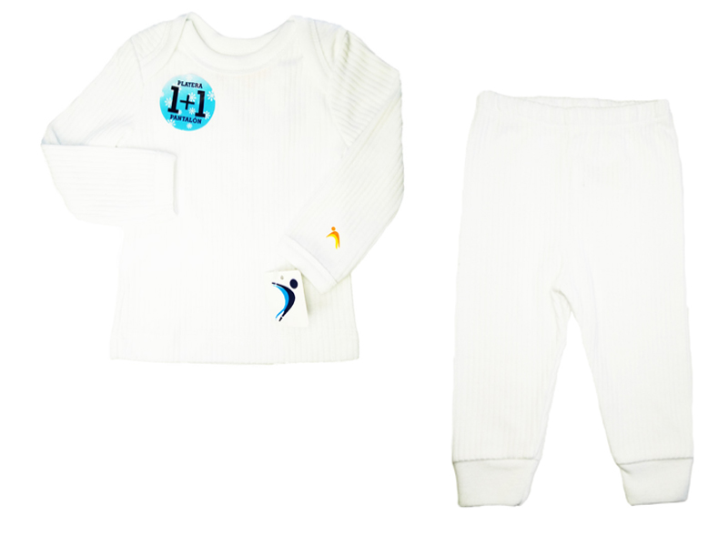 ROPA TERMINCA BEBE BLANCO,ROSA Y AZUL