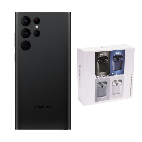 Galaxy S22 Ultra 256GB Negro Nuevo Snapdragon + Audifonos Genéricos