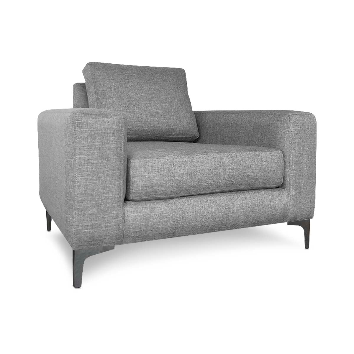 Sillon Individual Kama Gris Claro - Kessa
