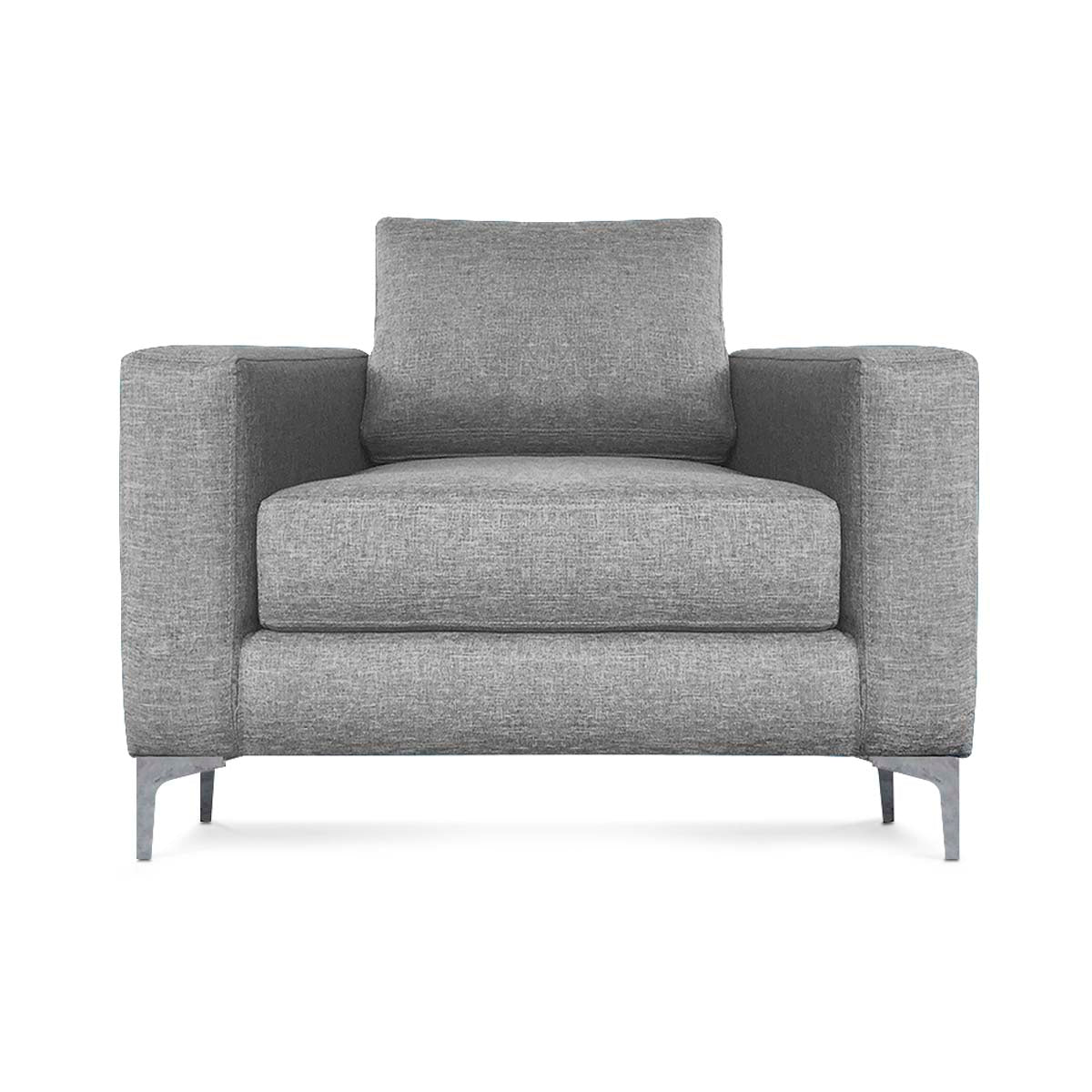 Sillon Individual Kama Gris Claro - Kessa