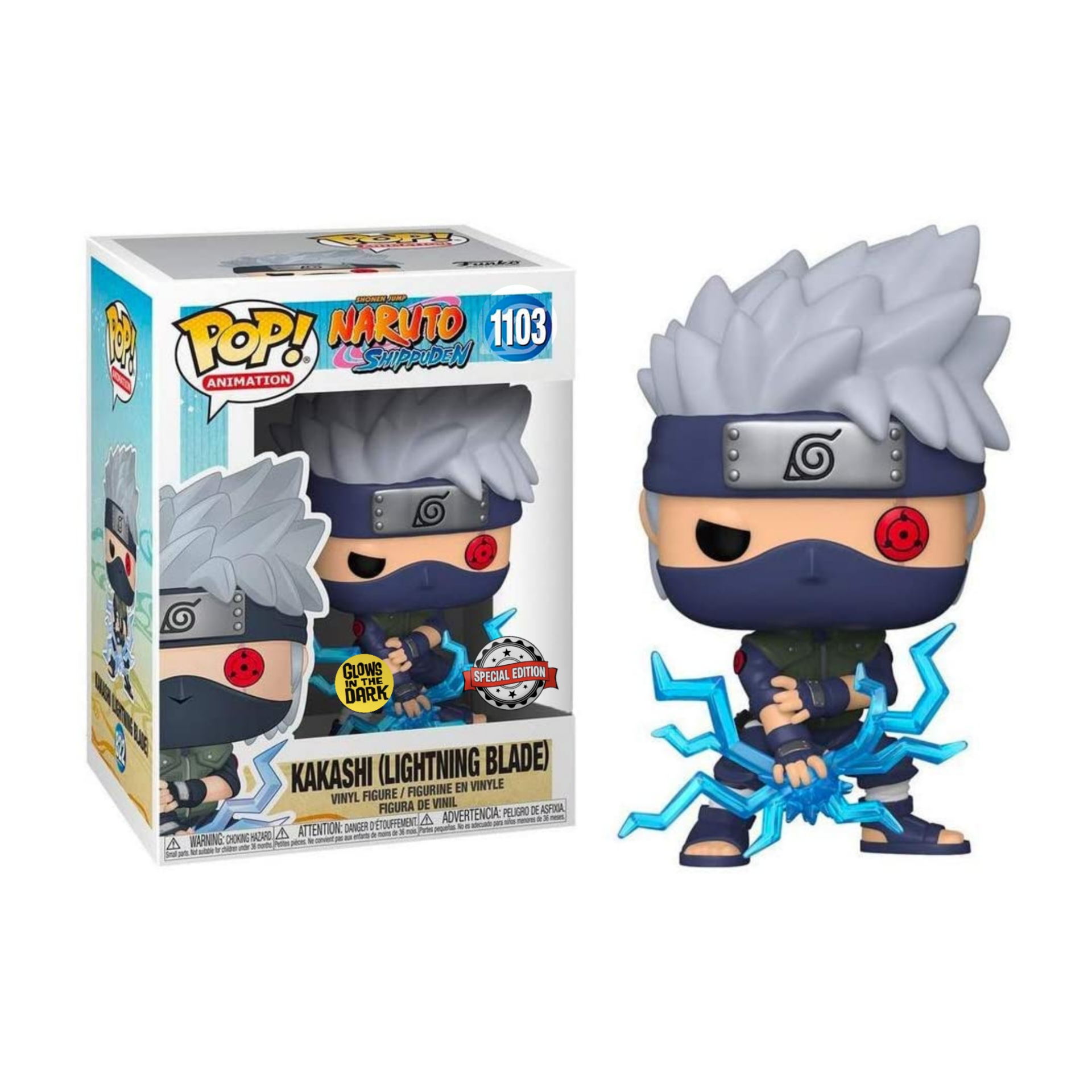 Funko Pop Kakashi Raikiri 1103 Special Edition Glows In Dark