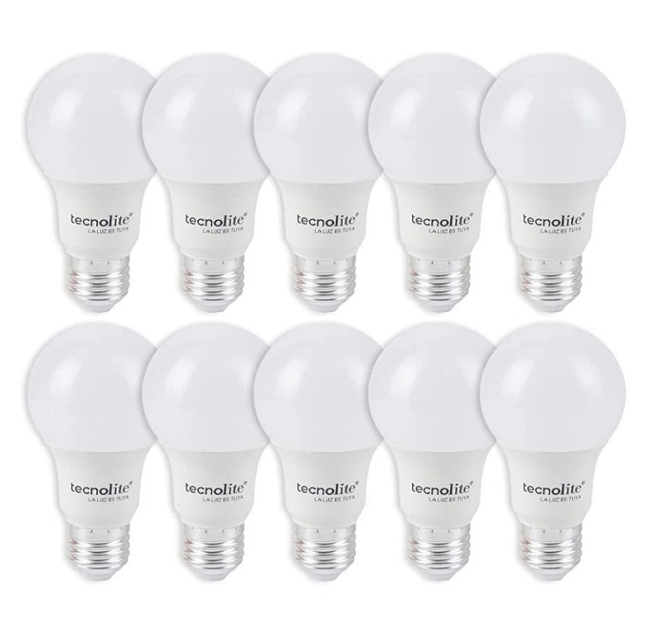 Paquete de 10 Focos LED 800 Lumens