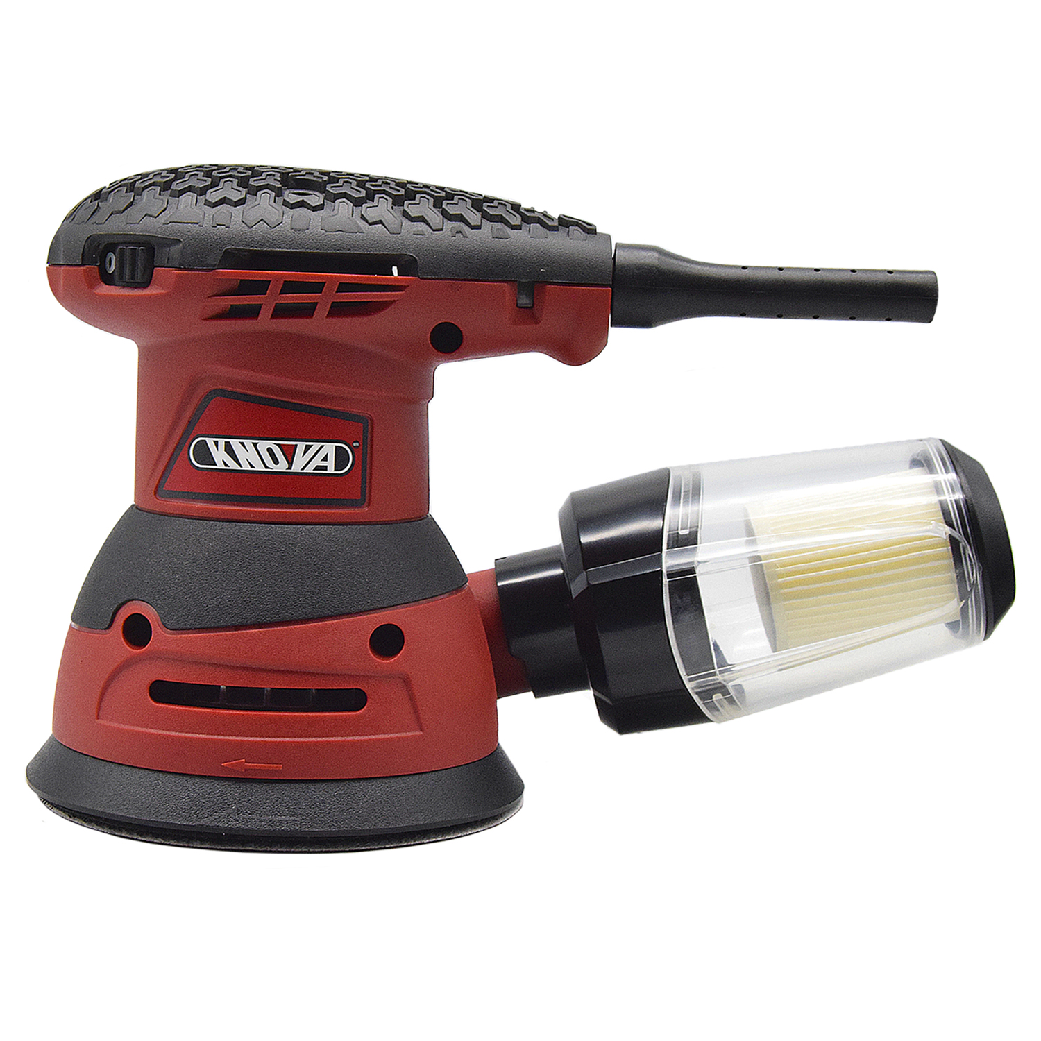 Knova Lijadora orbital de mano para madera 5" 320W 125mm 13500 RPM c/colector de polvo