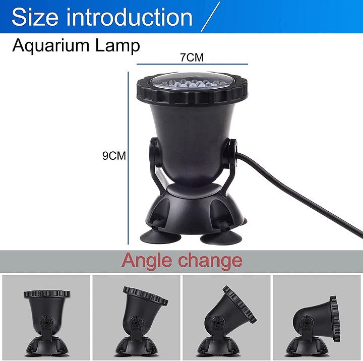 4 Luces de Estanque Sumergible para exterior