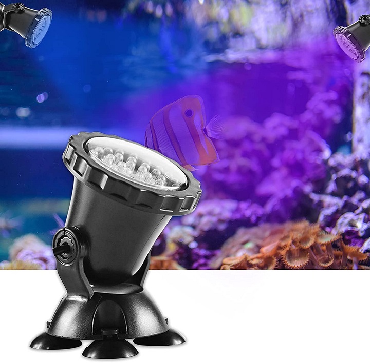 4 Luces de Estanque Sumergible para exterior