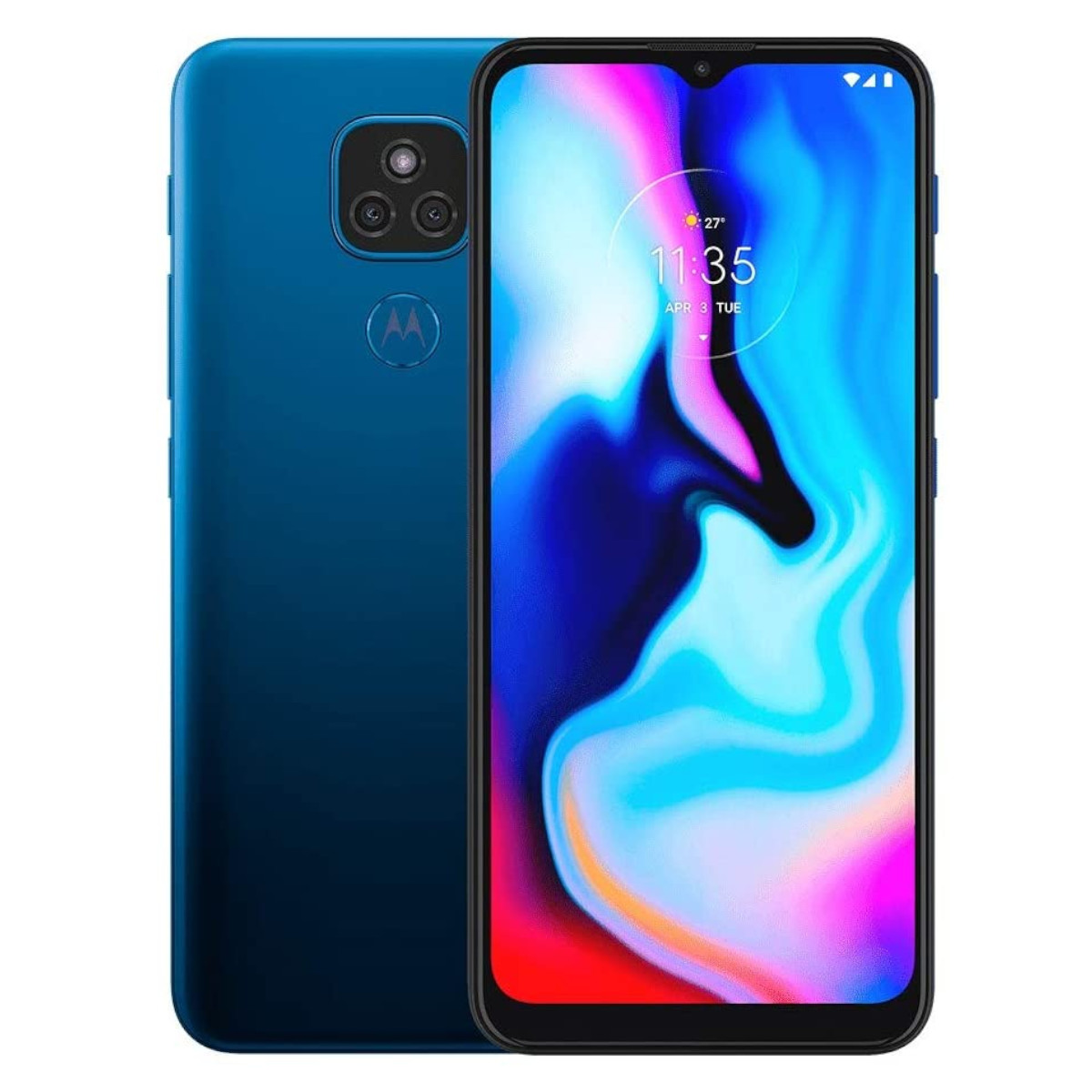 Celular Motorola Moto E7 Plus 64 GB 4 GB RAM Dual Sim Azul