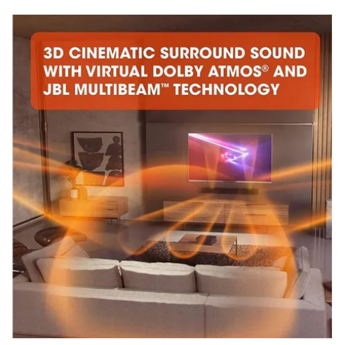 Barra De Sonido 5.0 250 W Multibeam Jbl Jblbar50mbblkam