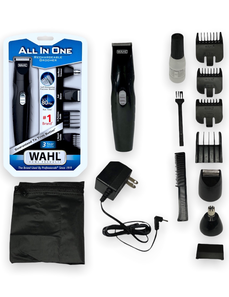 Wahl Maquina Recargable All In One Barba, Nariz Y Oídos