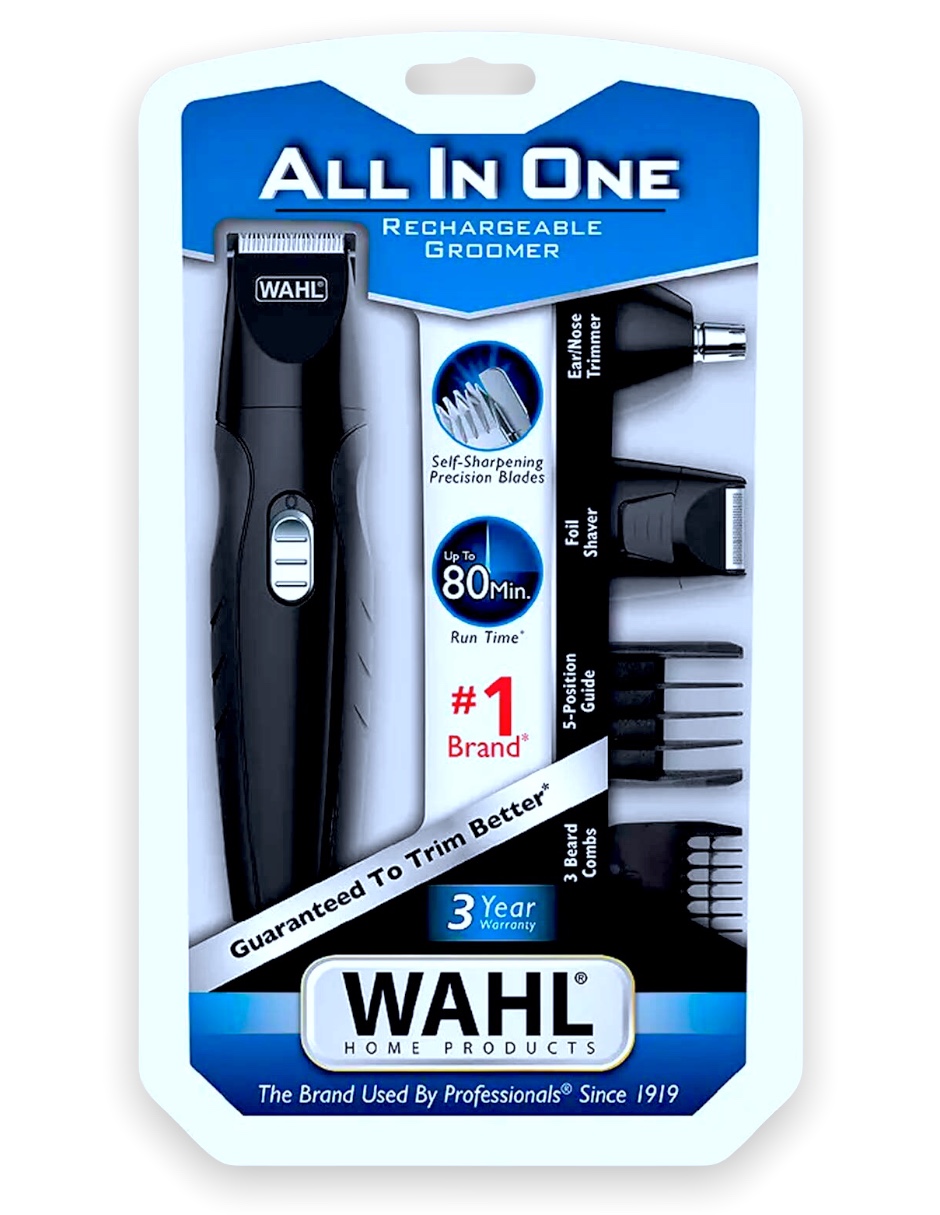 Wahl Maquina Recargable All In One Barba, Nariz Y Oídos