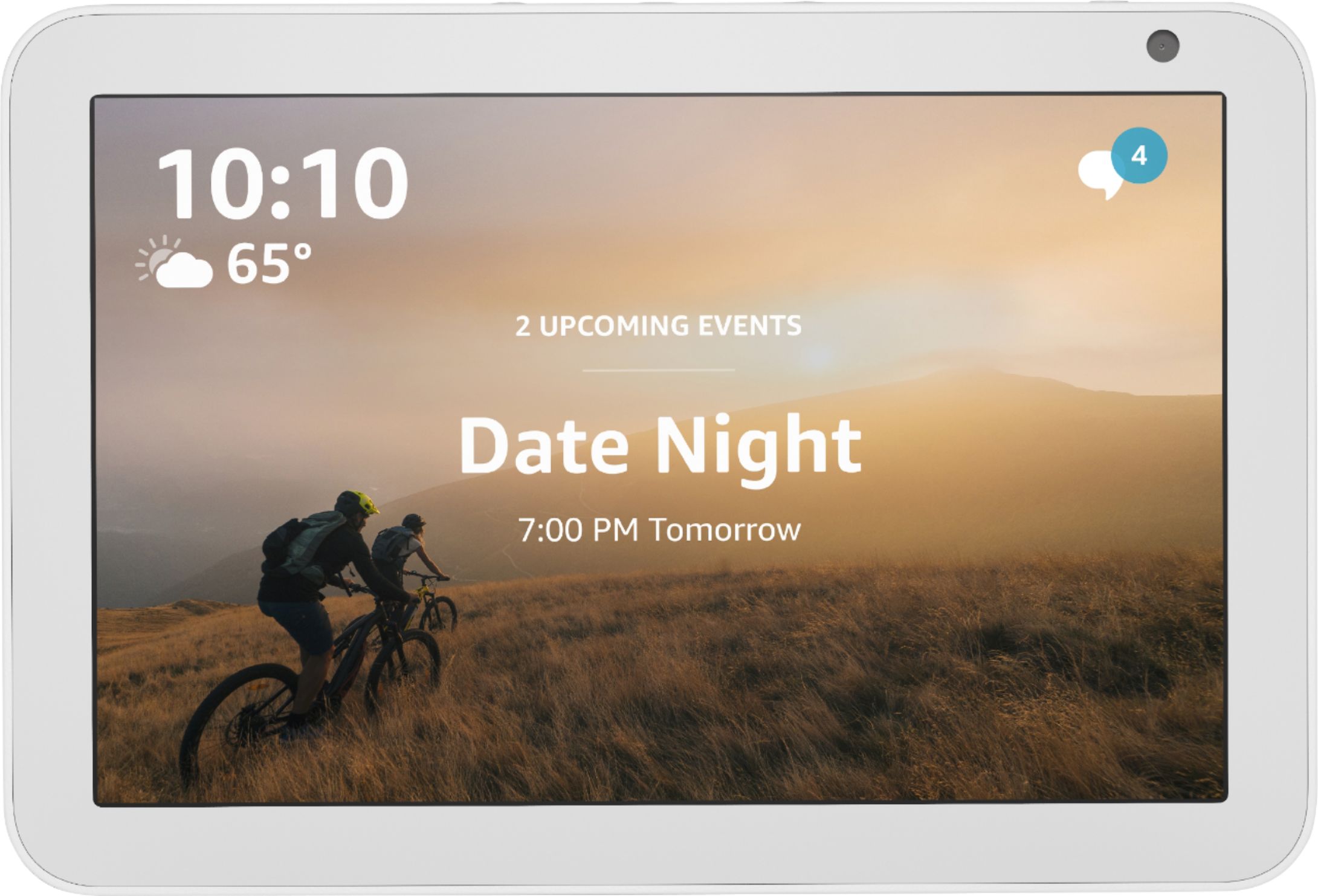 Amazon Echo Show 8 con asistente virtual Alexa, pantalla integrada de 8" - Blanco