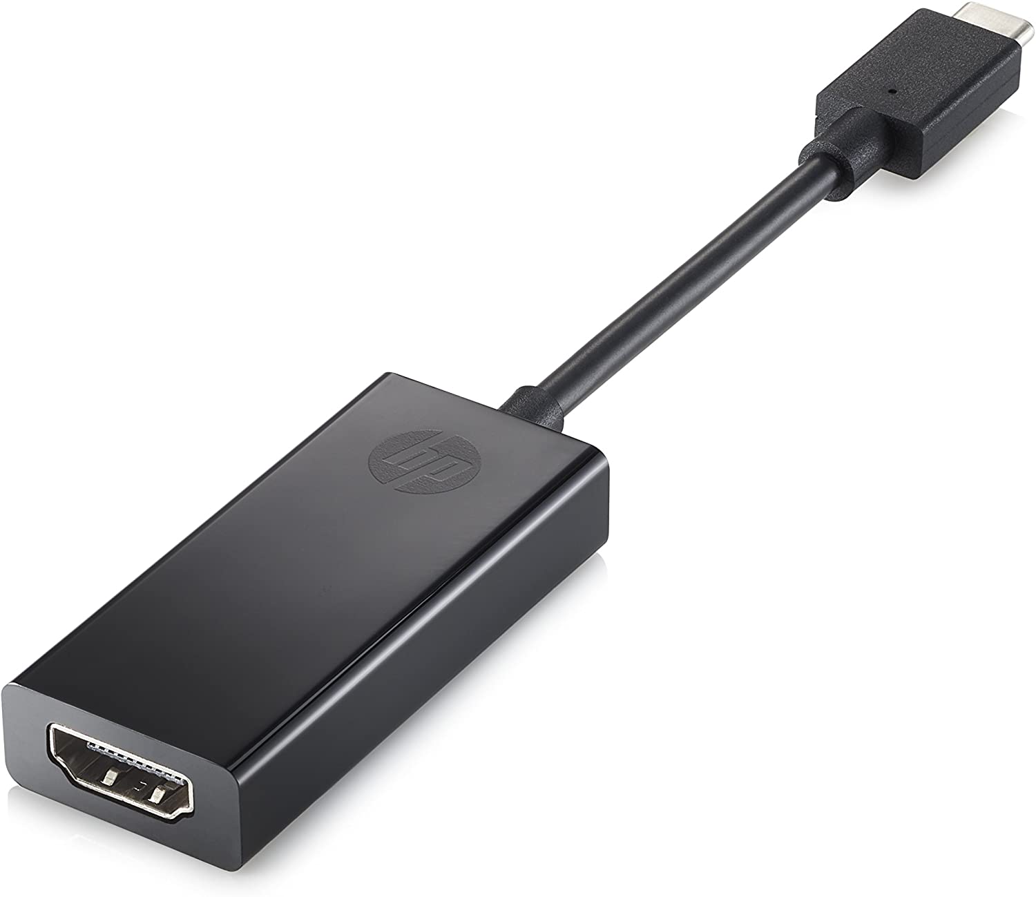 Adaptador HP V7W66AA  USB-C a RJ-45  Negro