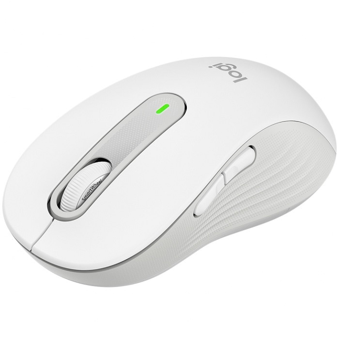 Mouse Logitech SIGNATURE M650 L Inalambrico USB Y Bluetooth Grande Blanco 910-006233