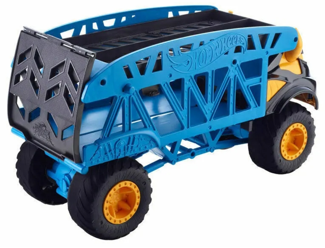 Hot Wheels Monster Trucks Camión + 3 Coches