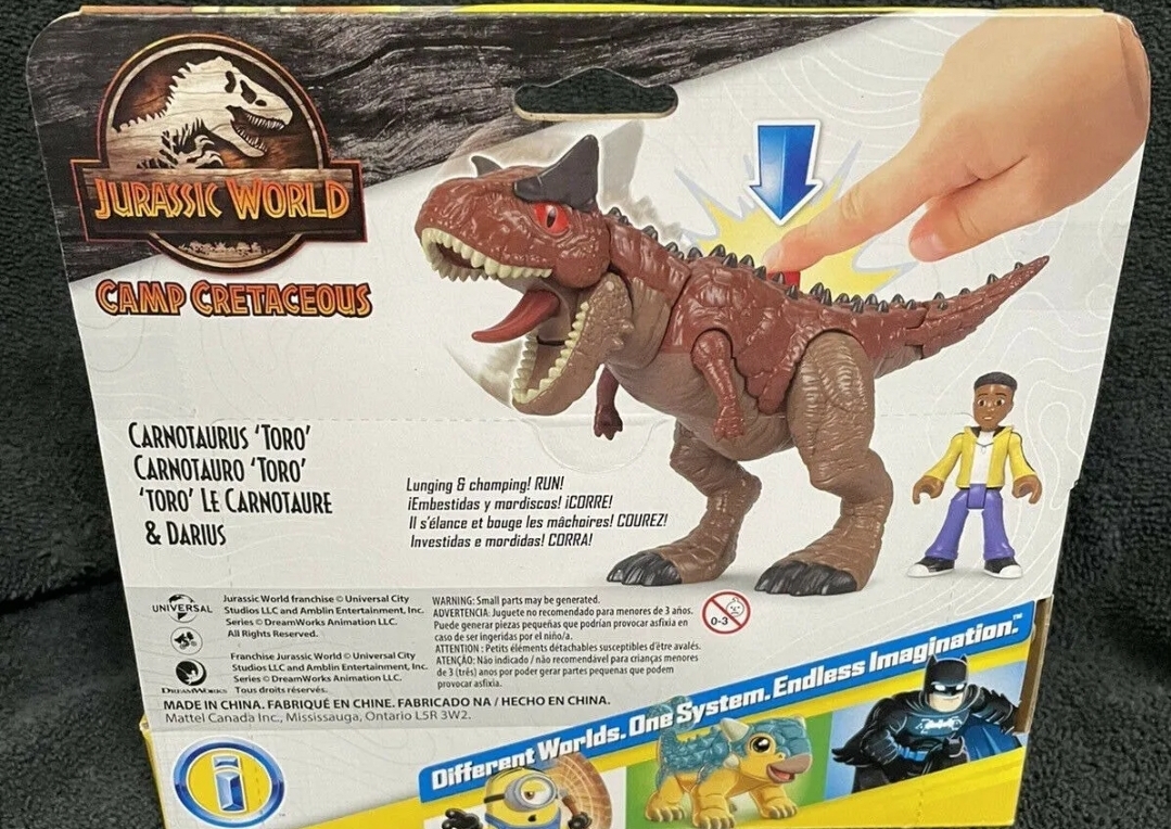 Carnotaurus Campamento Cretacico Jurassic World Imaginext