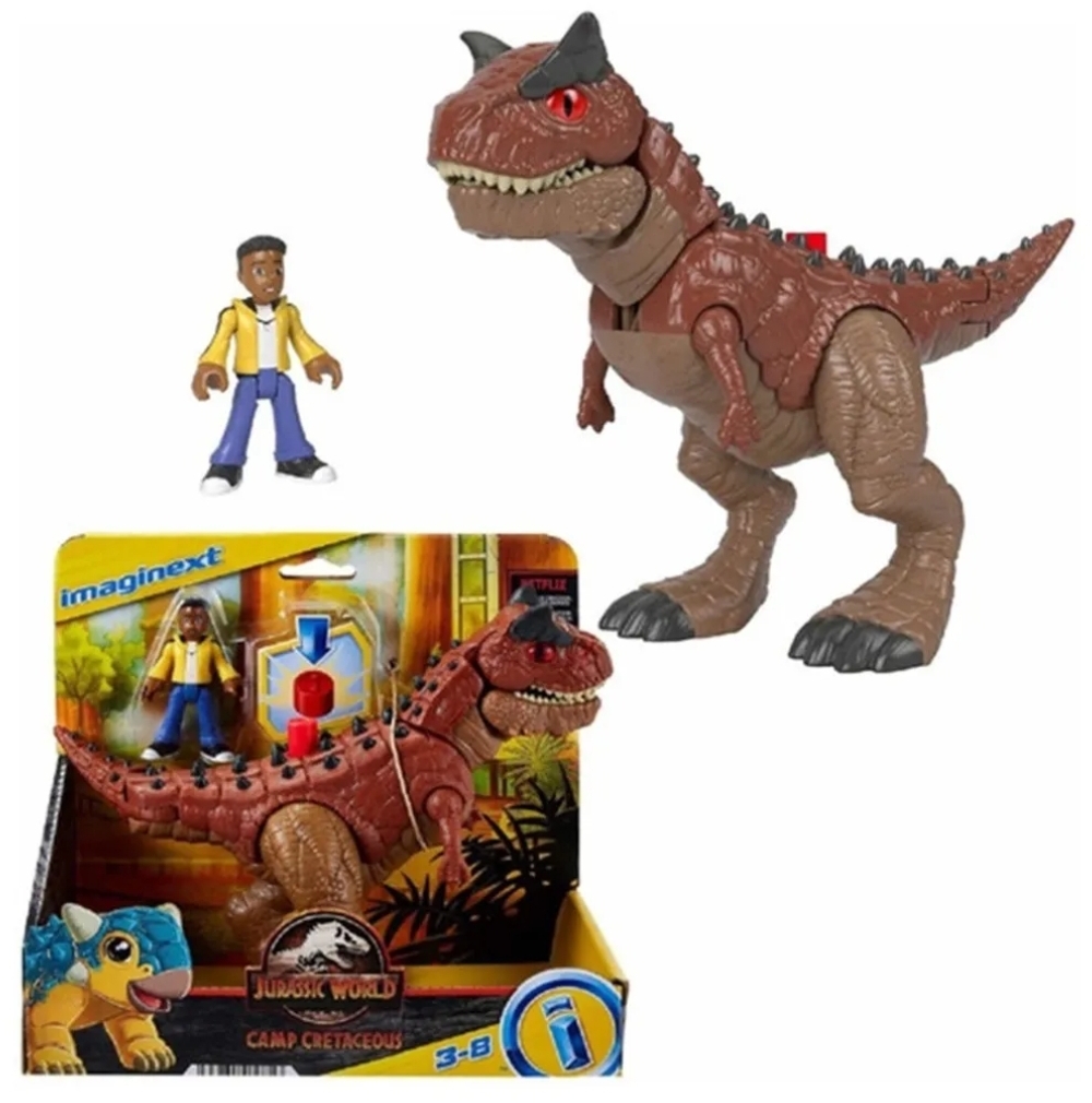 Carnotaurus Campamento Cretacico Jurassic World Imaginext