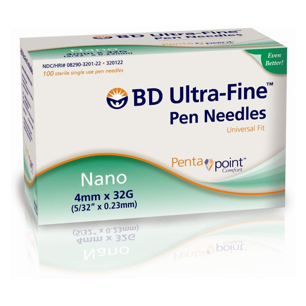 Agujas Bd Ultra-fine 4 Mm Para Pluma 100 Piezas 601137 CST