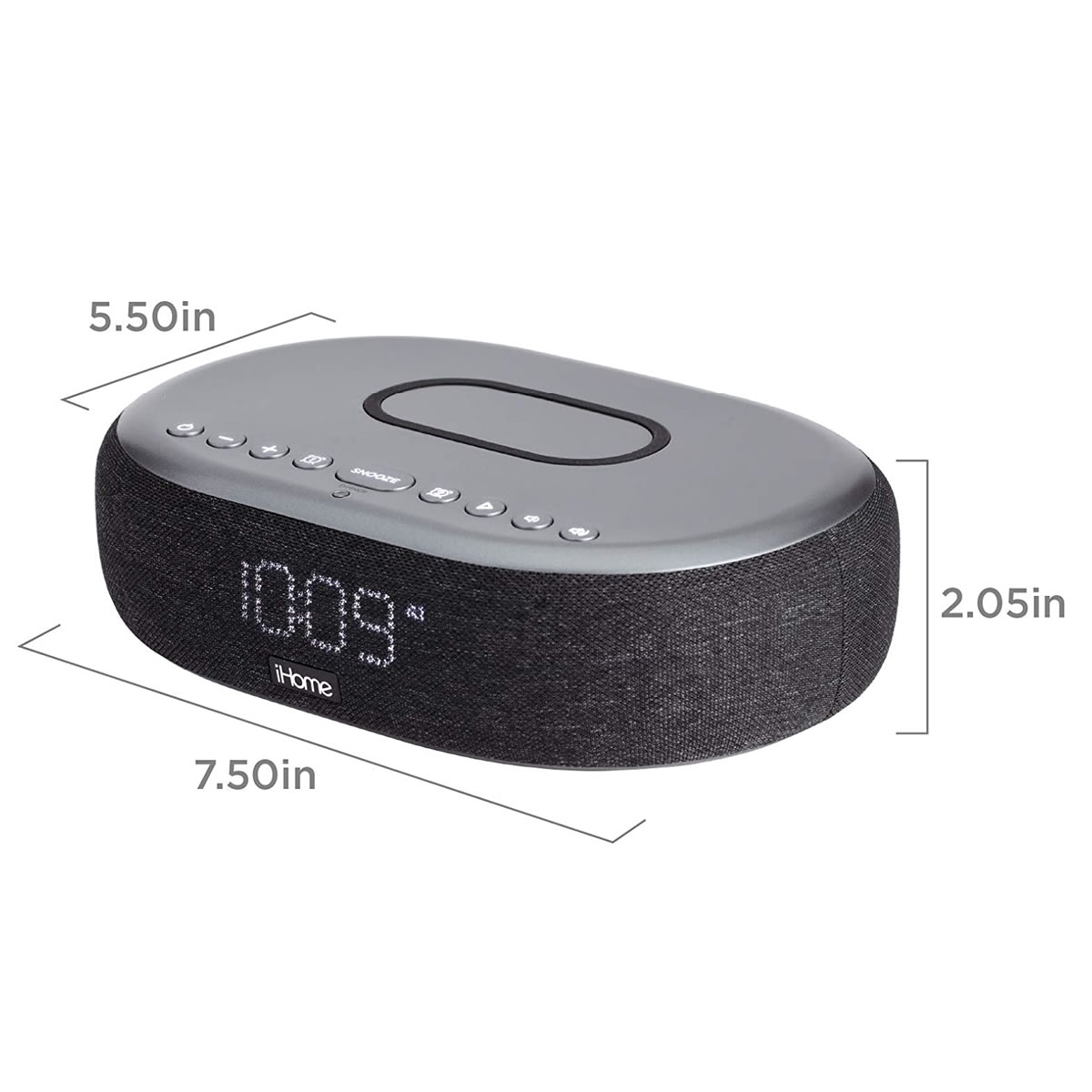 Despertador Con Carga Inalámbrica y Bocina iHome iBTW41 CST