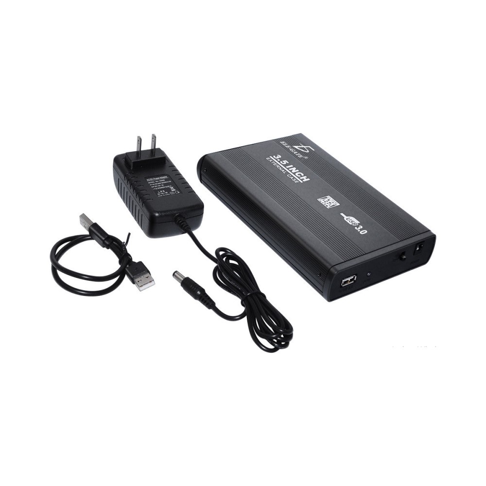 Gabinete, Adaptador, Case Externo Para Disco Duro PC Ele-Gate CON0930 Color Negro