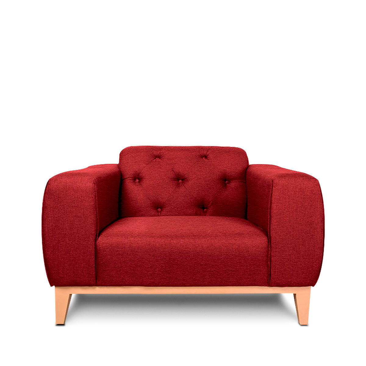 Sillon Individual Arely Rojo - Kessa.