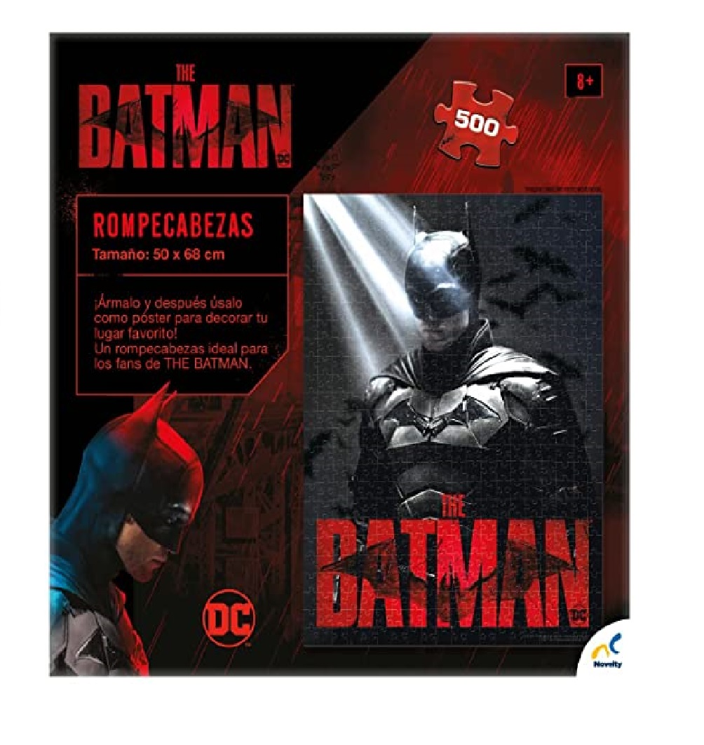 Rompecabezas The Batman Edicion Especial con 500 piezas DC - Novelty