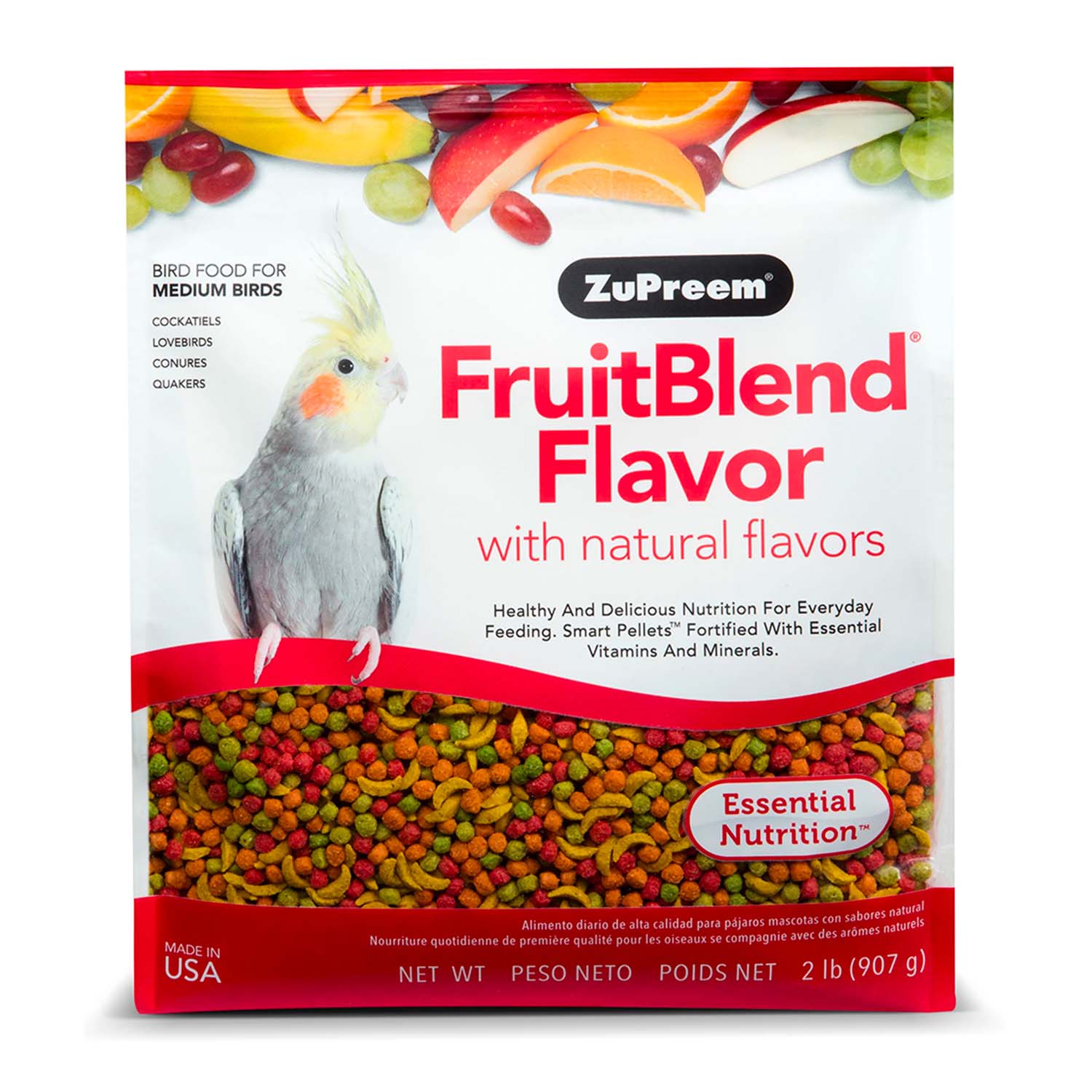 Alimento FruitBlend Aves M Ninfa 907g