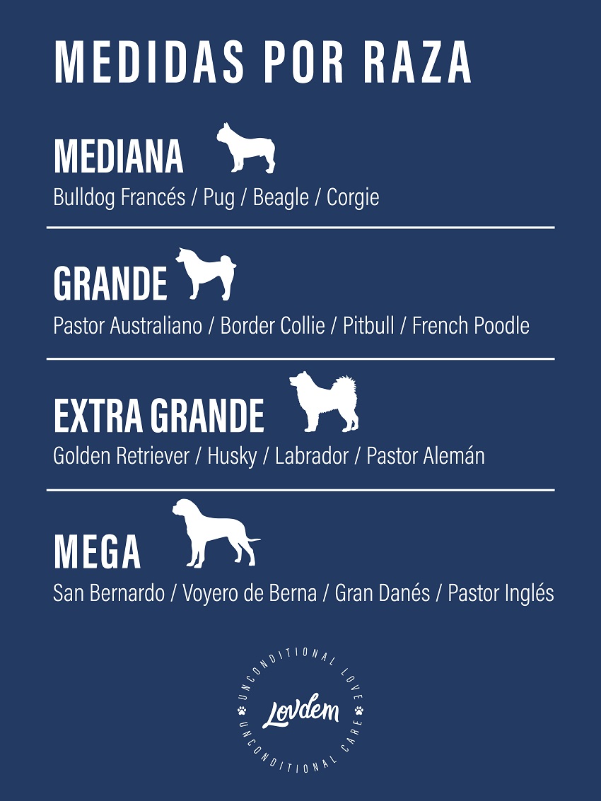 Camita de Perro Mega, 0 Brazos.