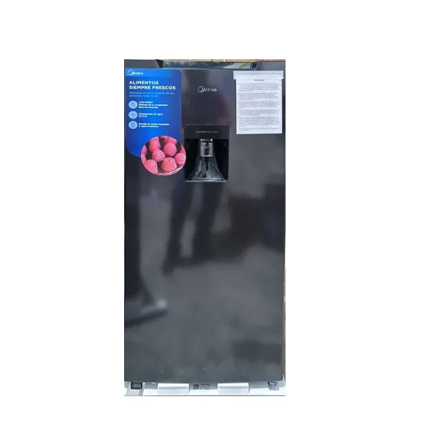 REFRIGERADOR MIDEA 7 PIES CON DESPACHADOR NEGRO MRD190CCDLSW