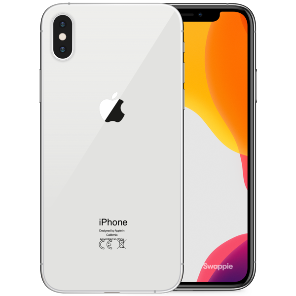 iPhone XS MAX SILVER 256GB Reacondicionado Grado A con Accesorios