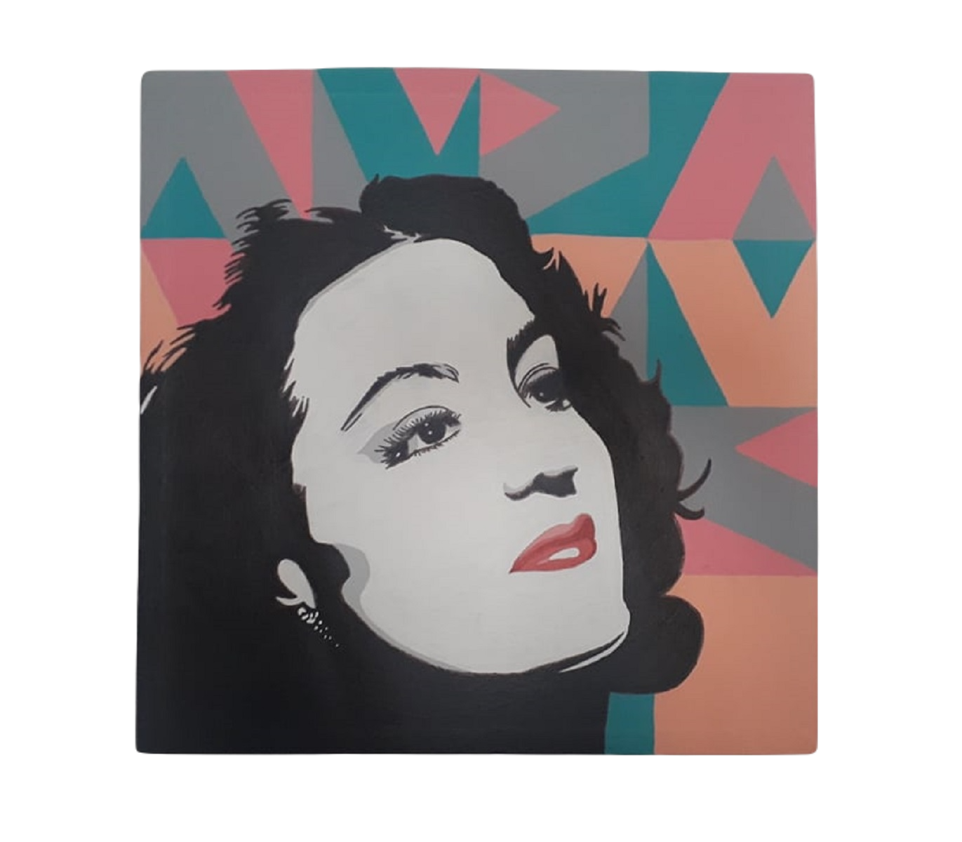 Cuadro decorativo pintado a mano Galería Oneris MARIA FELIX 2 90x90