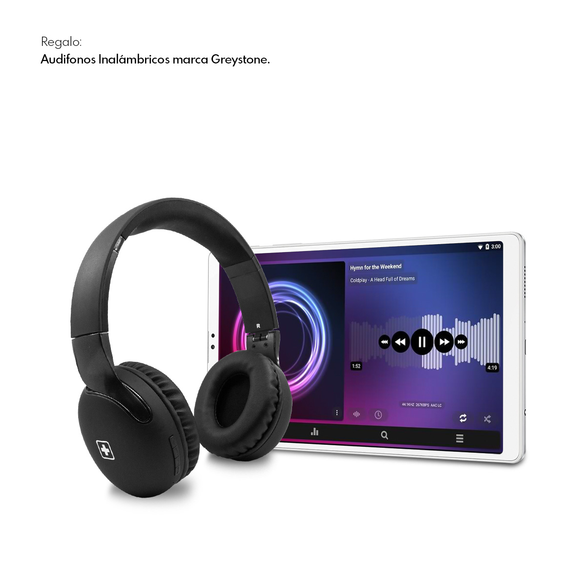 Tablet Samsung Galaxy Tab A7 Lite 8.7" WiFi Plata 32 GB + Audifonos de Regalo