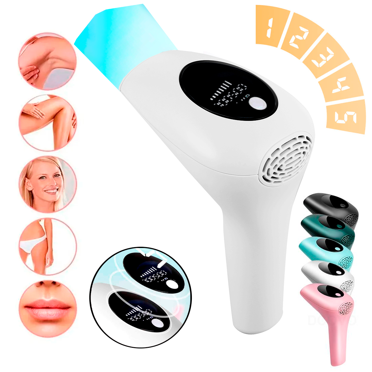 Depiladora Pulsos Ipl Permanente Depilación Láser 999,999