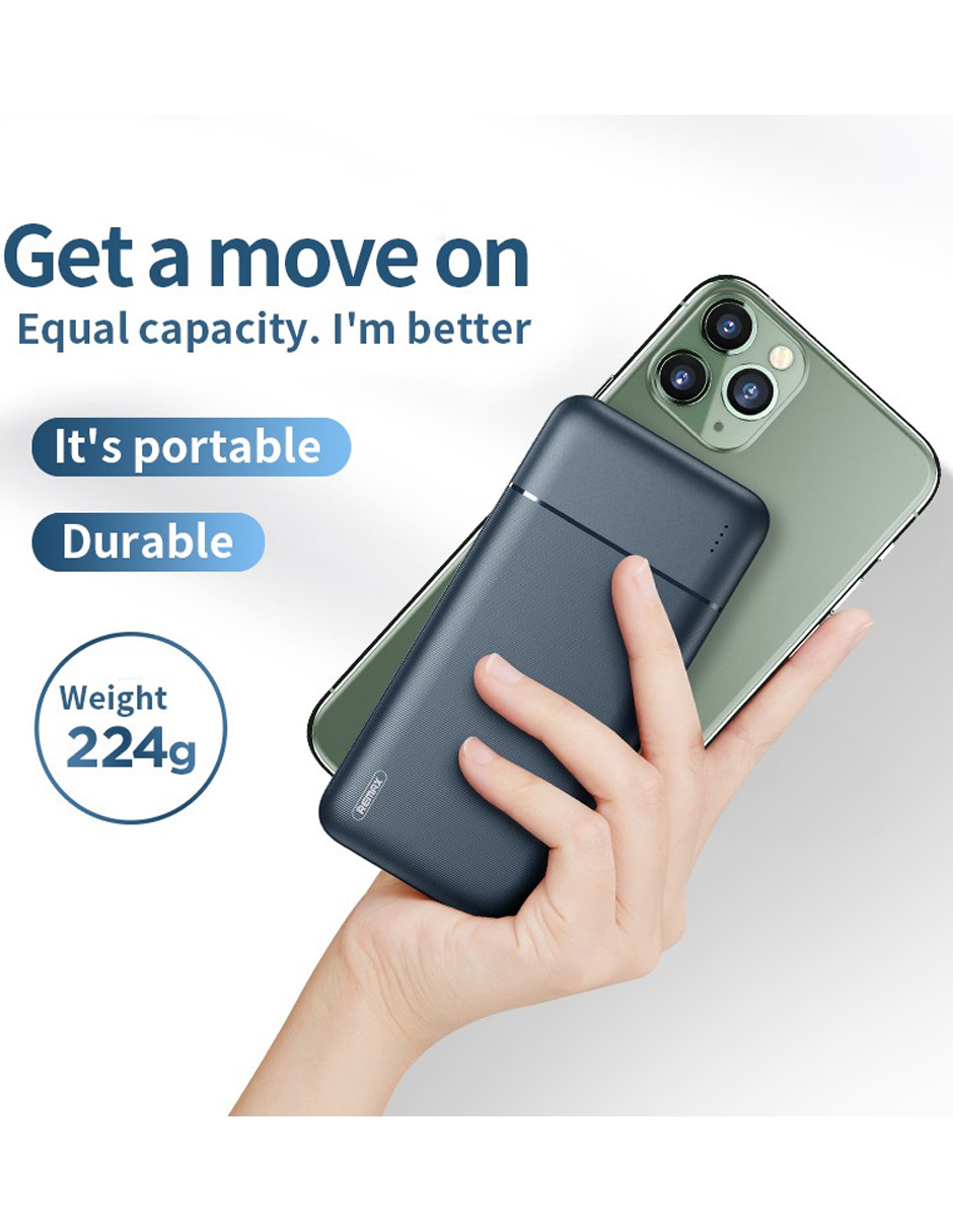 Batería Portátil Remax 10000mah Doble Usb Power Bank RPP-96