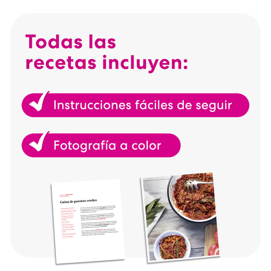 Pack Olla Instant Pot Duo Evo Plus 60 (5,7 litros) + Libro Fácil y Delicioso