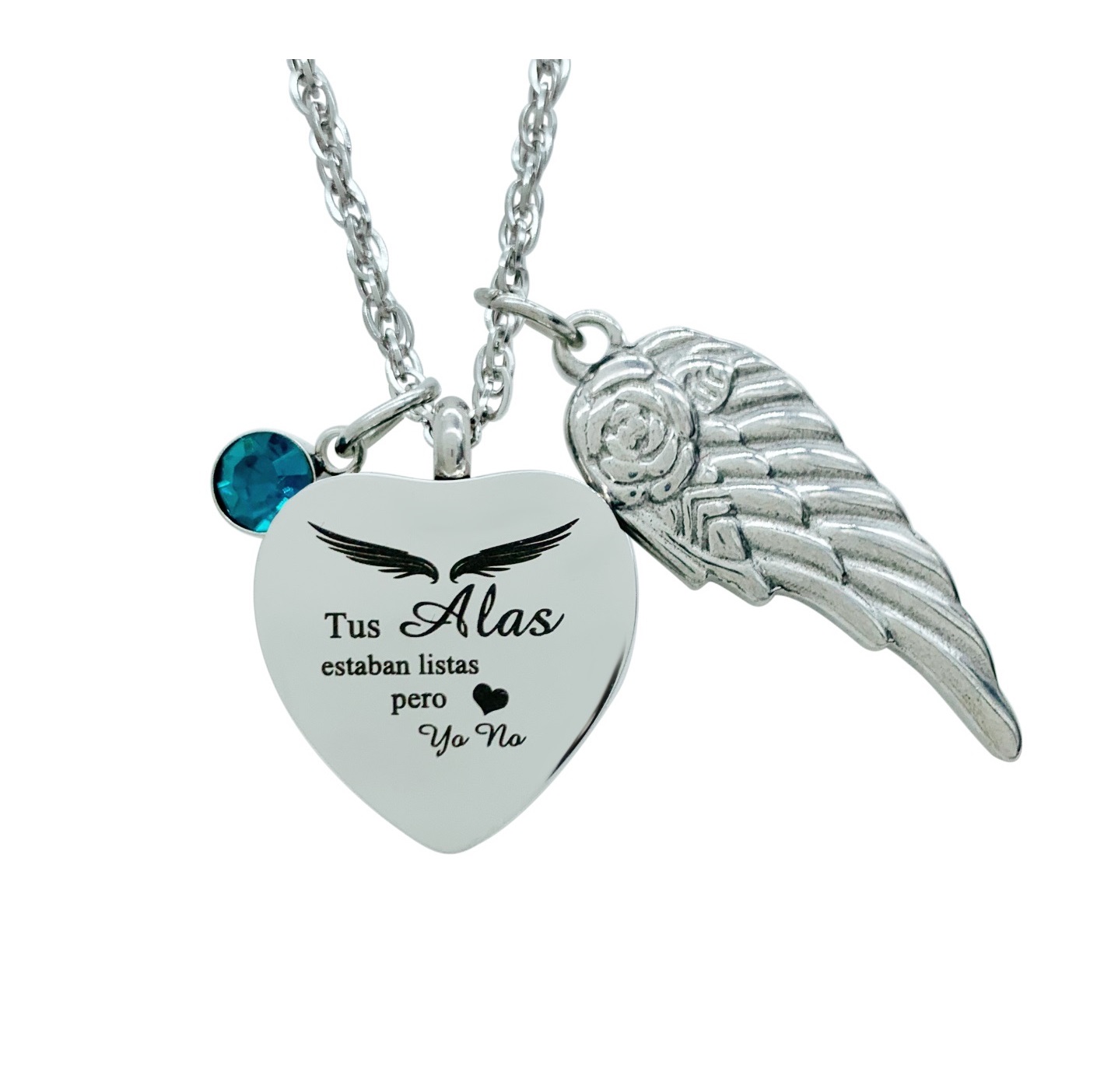 Dije Para Cenizas Cremación Urna Funeraria Relicario 42 - Acero inoxidable- Joyería,Relicario,Diseño Elegante.