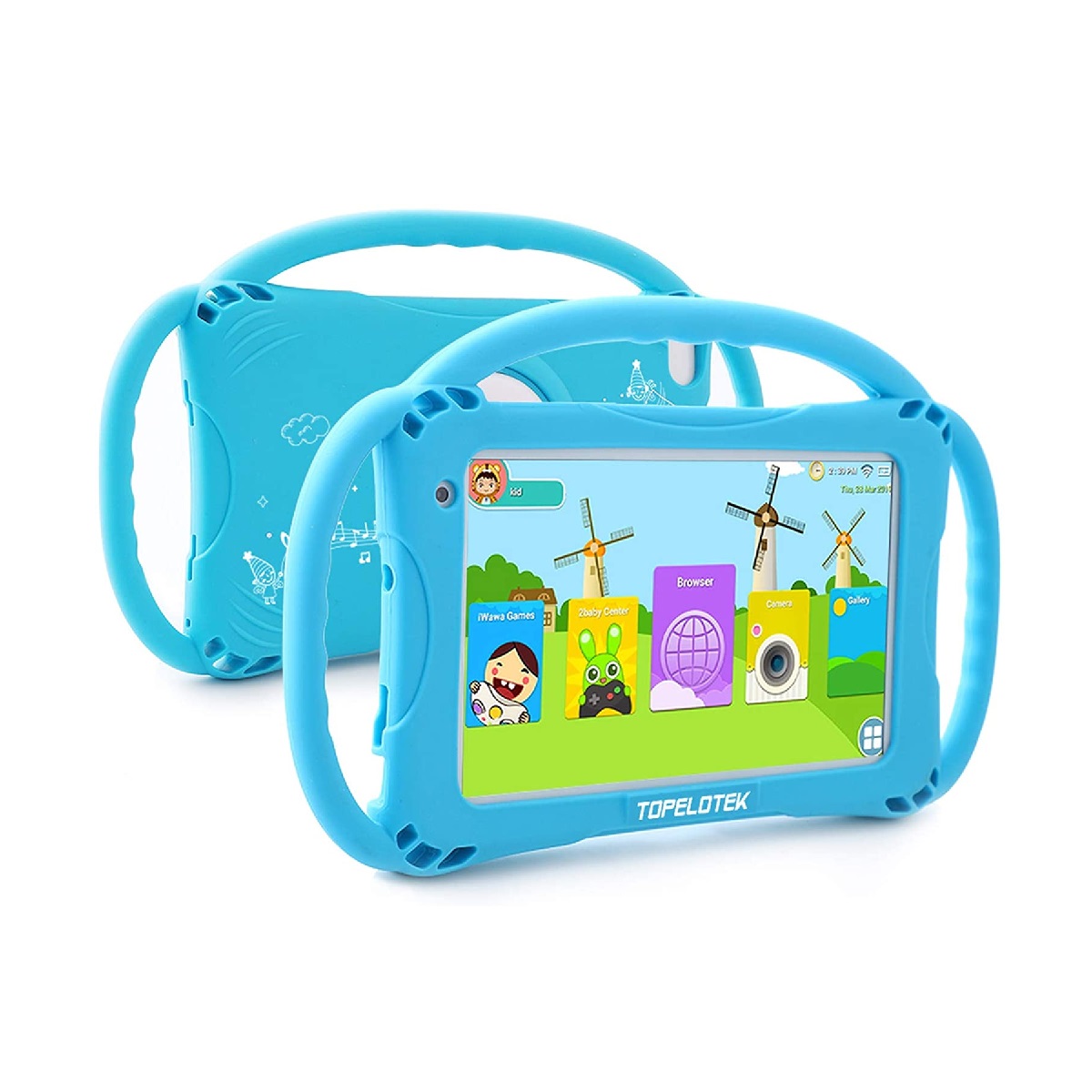 Tablet Para Niños Topelotek Kids 1gb 16gb 7" Android + Lápiz Táctil