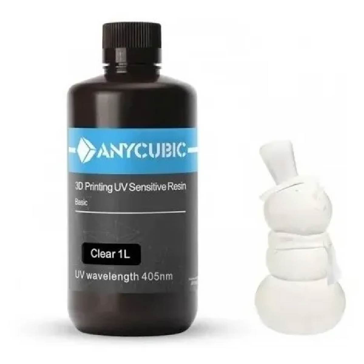 Resina Uv Para Impresora 3d Anycubic 1 Litro  Transparente / Clear 