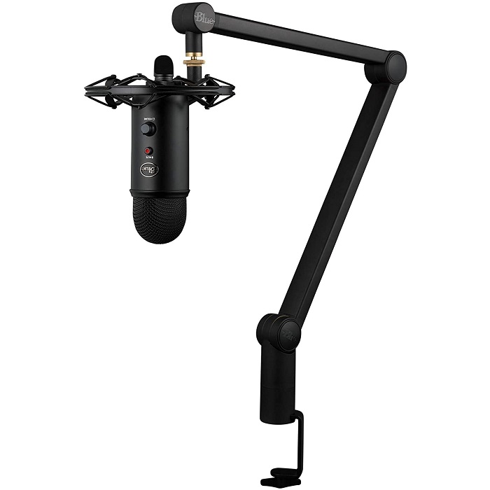 Microfono Profesional Blue Yeticaster USB Suspension Radius III Brazo Compass 988-000107