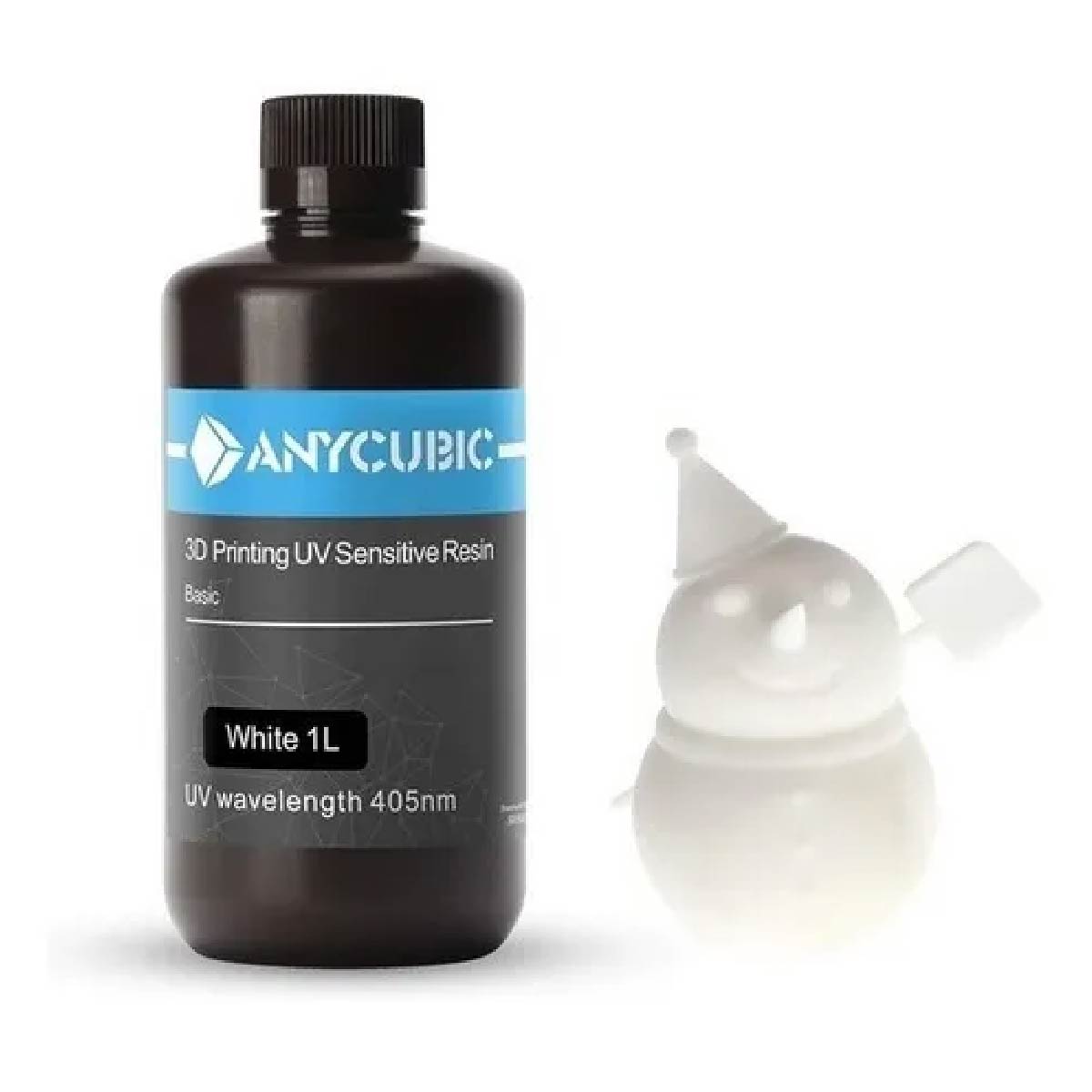 Resina Uv Blanca /White Para Impresora 3d Anycubic 1 Litro 