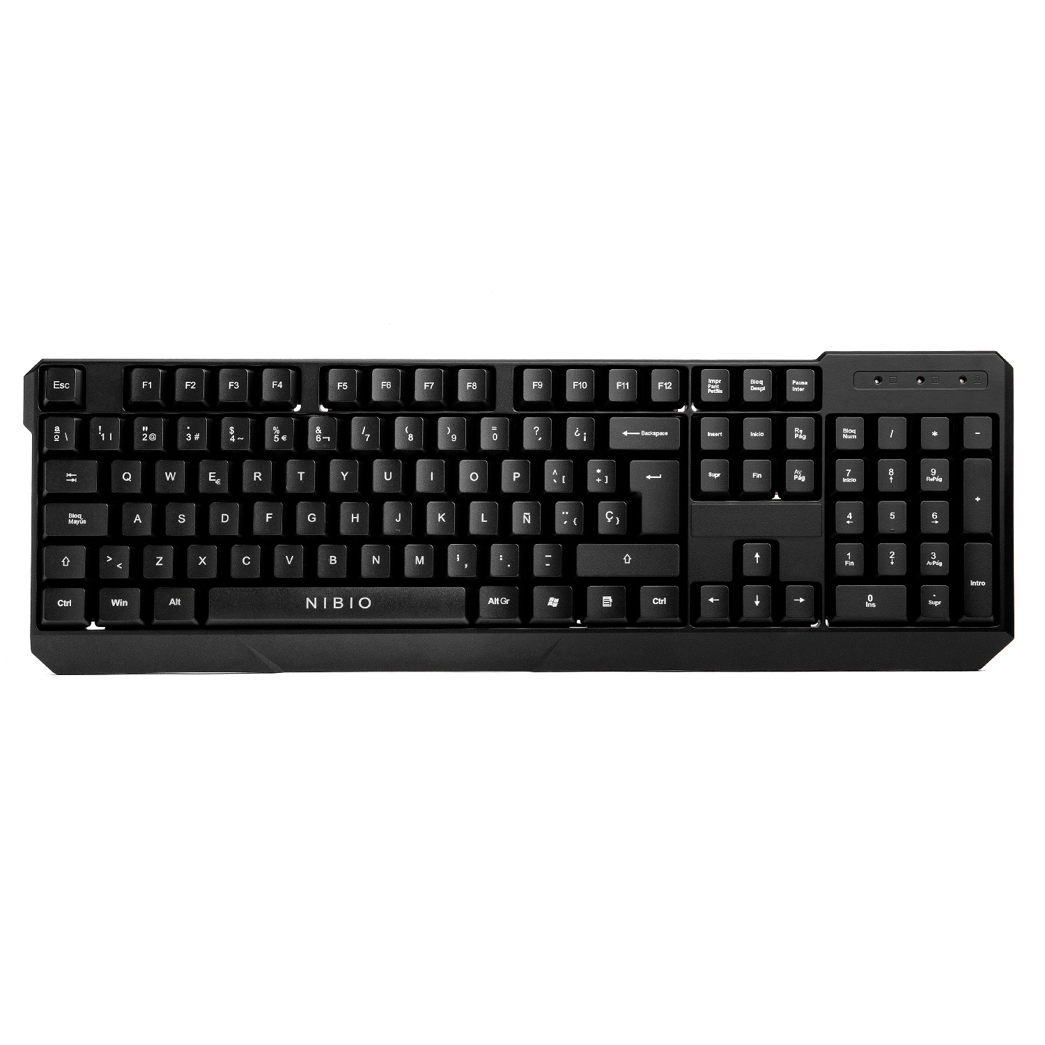 Nibio K200 Strike, Wired Gaming Keyboard, Spanish"
