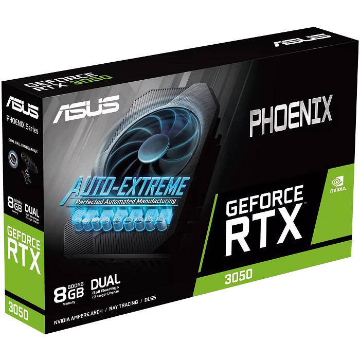 Tarjeta De Video Nvidia Asus Phoenix RTX 3050 8GB GeForce GDDR6 PH-RTX3050-8G.