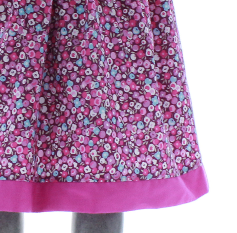 Vestido Niña color Morado Floreado 2844 1 a 10 años.