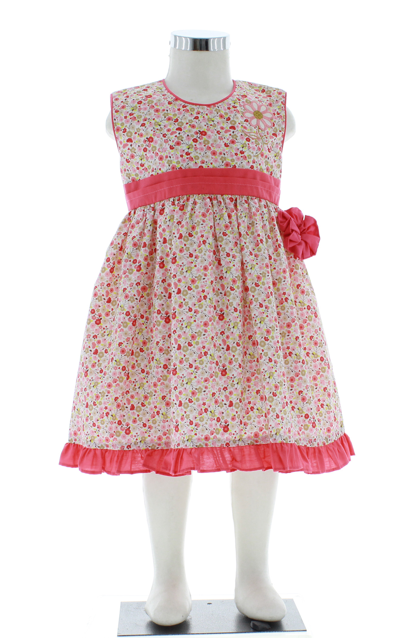 Vestido Niña Floreado 2849 1 a 10 años.