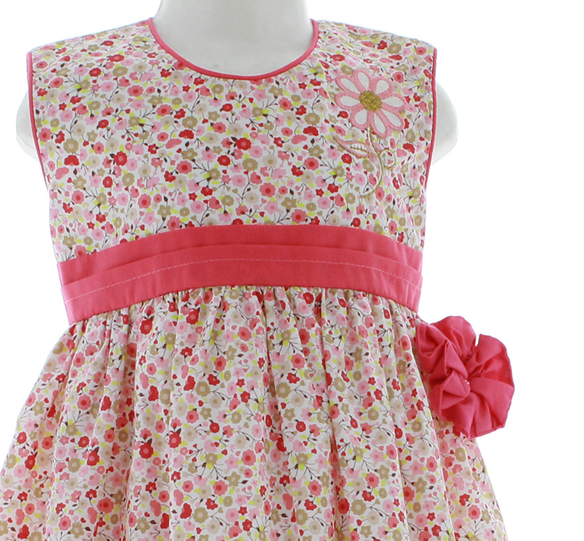 Vestido Niña Floreado 2849 1 a 10 años.