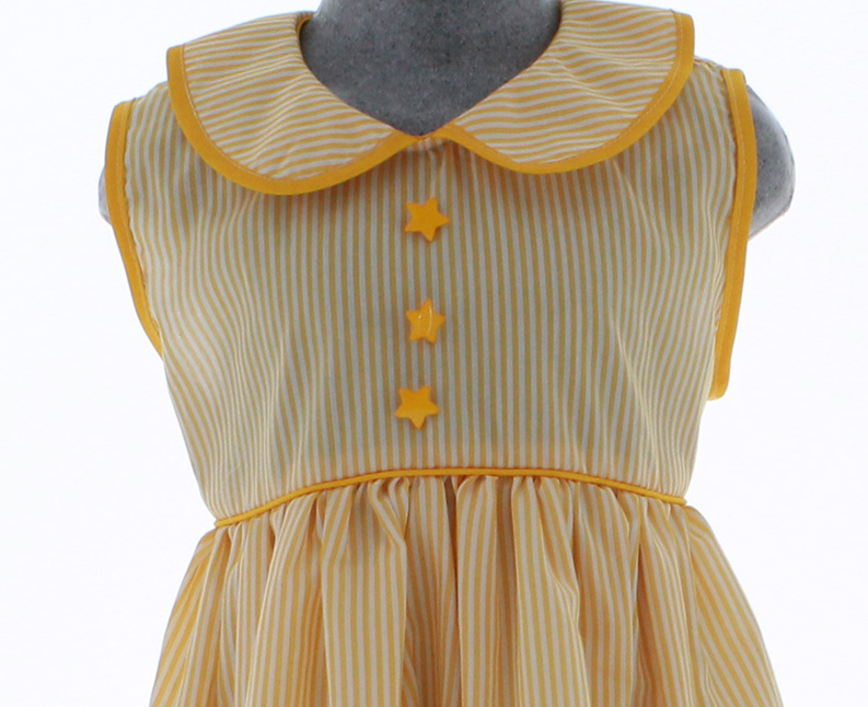 Vestido Niña Naranja 2850 1 a 10 años.