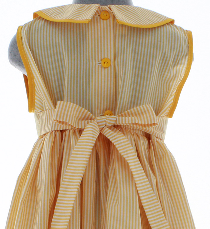 Vestido Niña Naranja 2850 1 a 10 años.