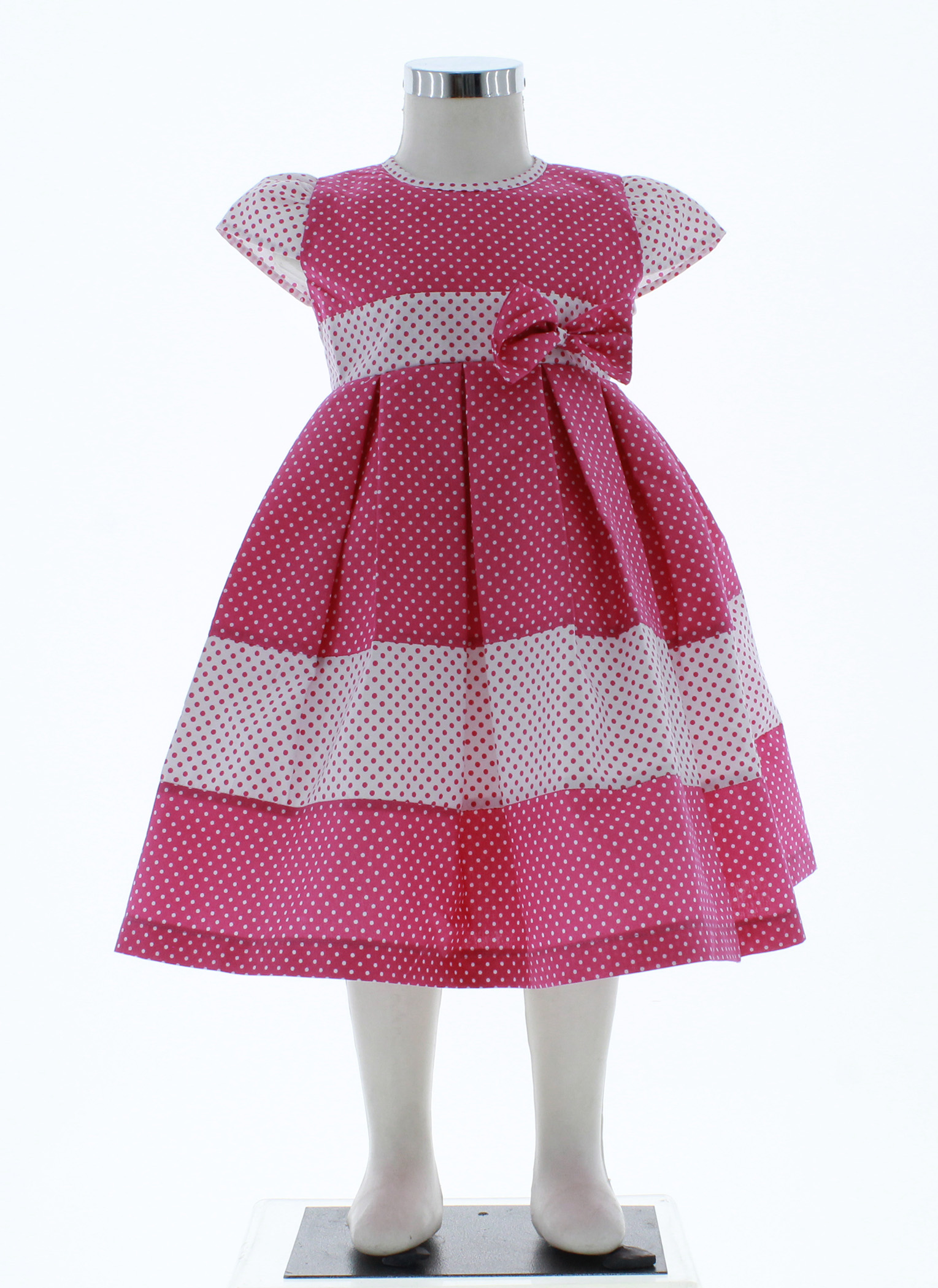 Vestido Niña Punteado 2851 1 a 10 años.