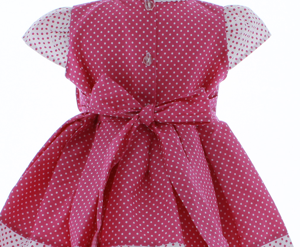 Vestido Niña Punteado 2851 1 a 10 años.