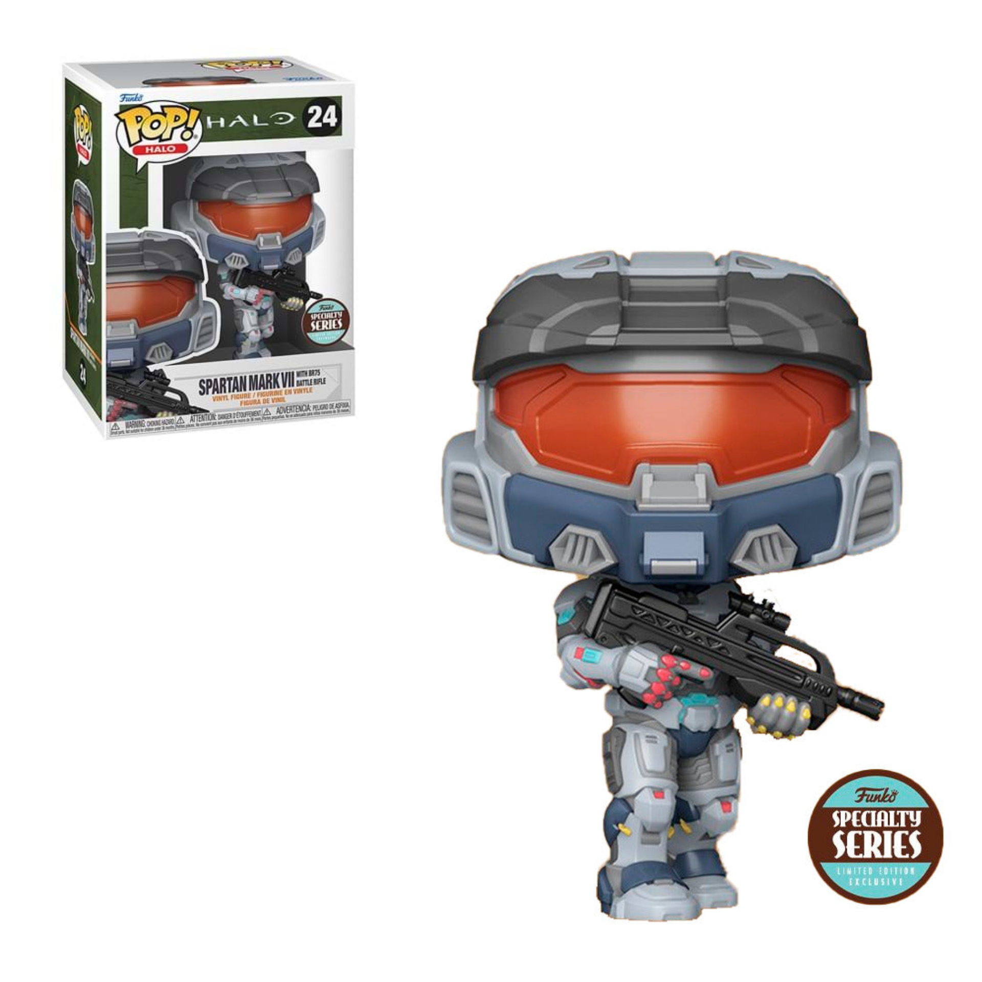Funko Pop! Spartan Mark Vii - Halo #24 Speciality Series 